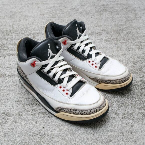 Nike Air Jordan 3 Retro Infrared 23‎ sneakers 2013 136064-123 white size Men 10 - Picture 1 of 8